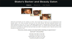 Desktop Screenshot of blakesbarberandsalon.com